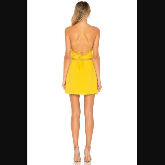 NWT Revolve x NBD Chels Dress in Vibrant Yellow | Size XXS - Picture 3 of 9